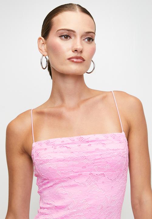SISSY BOY - Date Night Mini Dress With Ruching And An Underbust Cutline - Pink