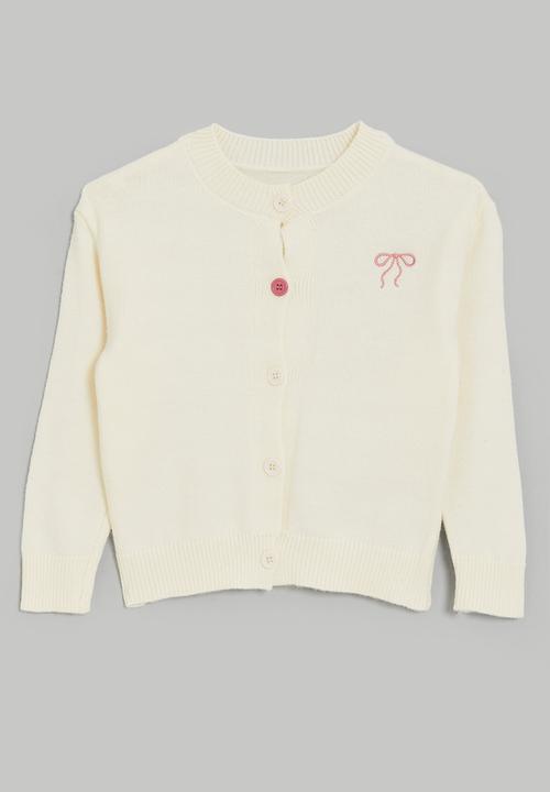 Pop Candy - High-neck cardigan - cream/pink