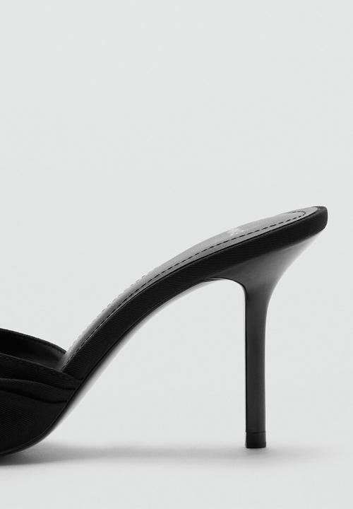 MANGO - Lasy mule - black