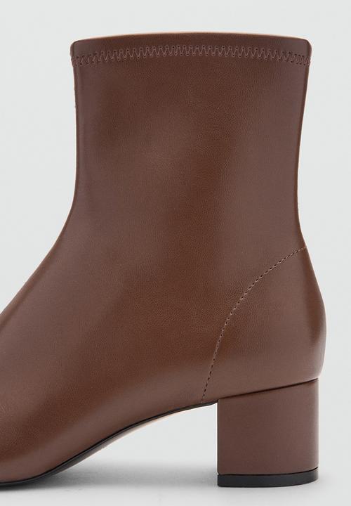 MANGO - Eril ankle boot - dark brown
