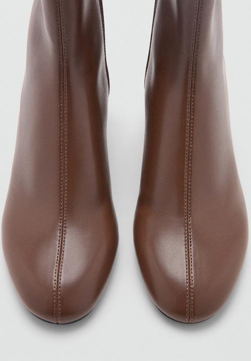 MANGO - Eril ankle boot - dark brown