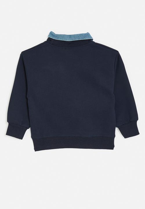 Pop Candy - Sweatshirt with detachable collar - multi