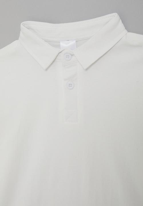 Pop Candy - Long sleeved golfer tee - white