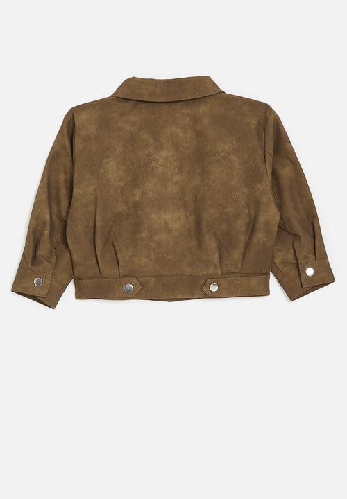 Pop Candy - PU jacket - warm brown