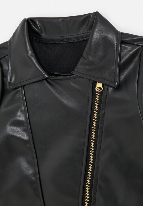 Pop Candy - Biker-style jacket - black