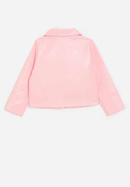 Pop Candy - Biker-style jacket - pink