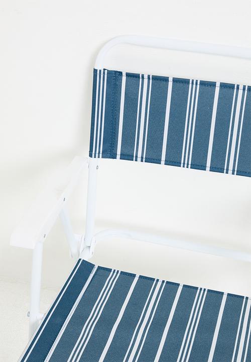 H&S - Folding Beach Chair - Blue