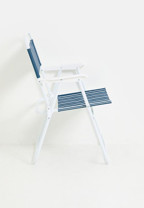 H&S - Folding Beach Chair - Blue