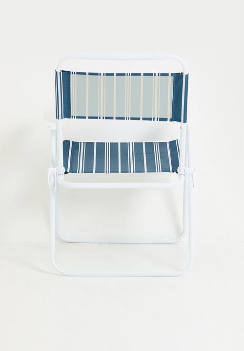 H&S - Folding Beach Chair - Blue