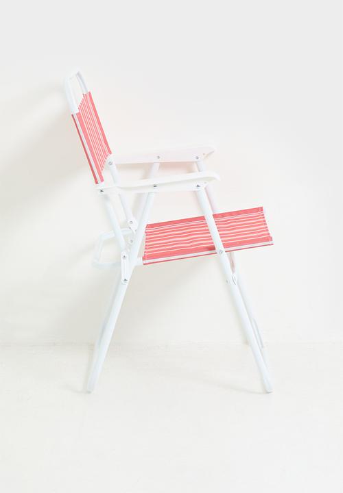 H&S - Folding Beach Chair - Coral