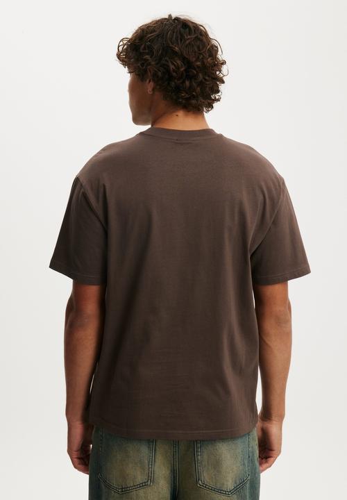 Cotton On - Everyday Fit T-shirt - Washed Chocolate