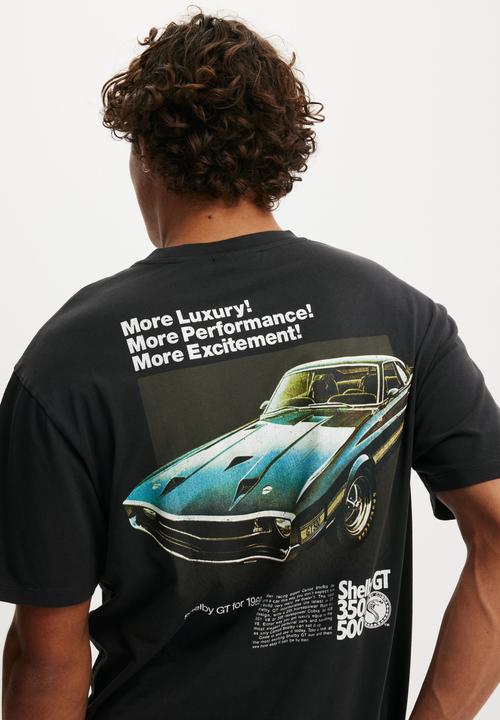 Cotton On - Loose Fit License T-shirt - Lcn She Washed Black/Shelby - GT 350/500