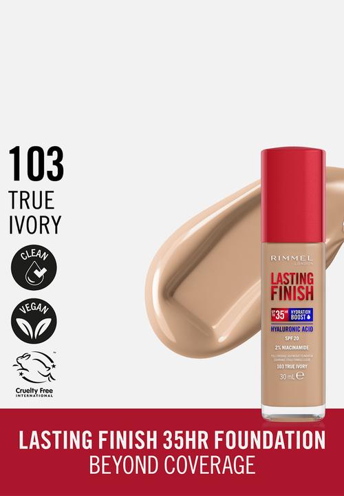 Rimmel - Lasting Finish Liquid Foundation - 103 True Ivory