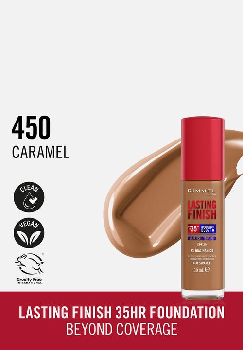 Rimmel - Lasting Finish Liquid Foundation - 450 Caramel