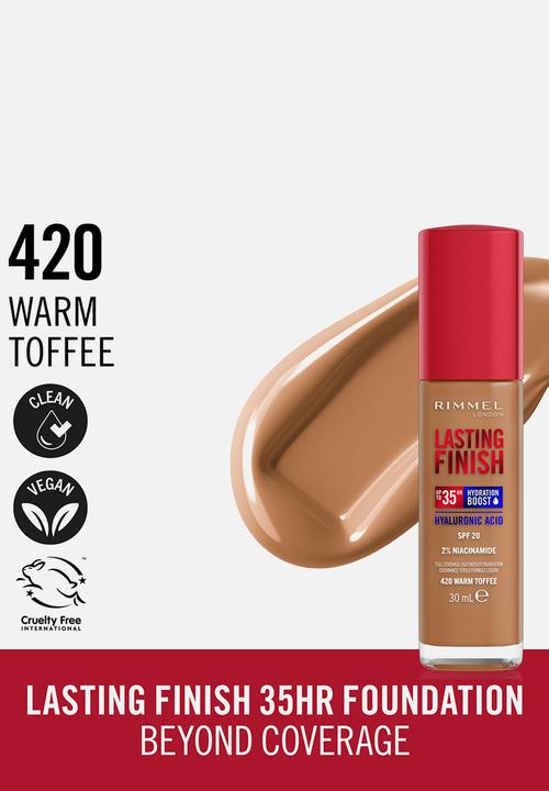 Rimmel - Lasting Finish Liquid Foundation - 420 Warm Toffee