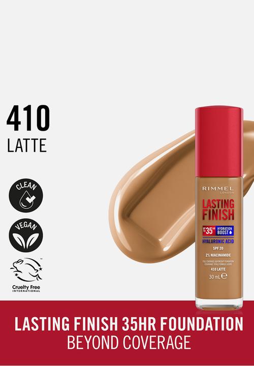 Rimmel - Lasting Finish Liquid Foundation - 410 Latte