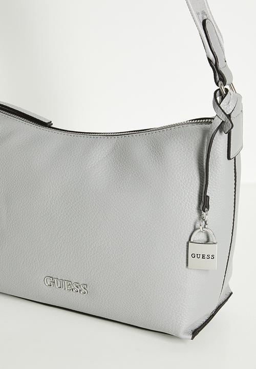 GUESS - Maleena top zip bag - dove grey