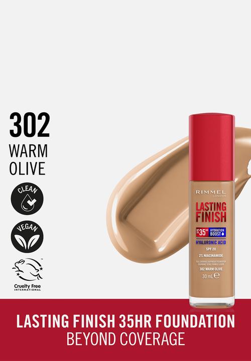 Rimmel - Lasting Finish Liquid Foundation - 302 Warm Olive