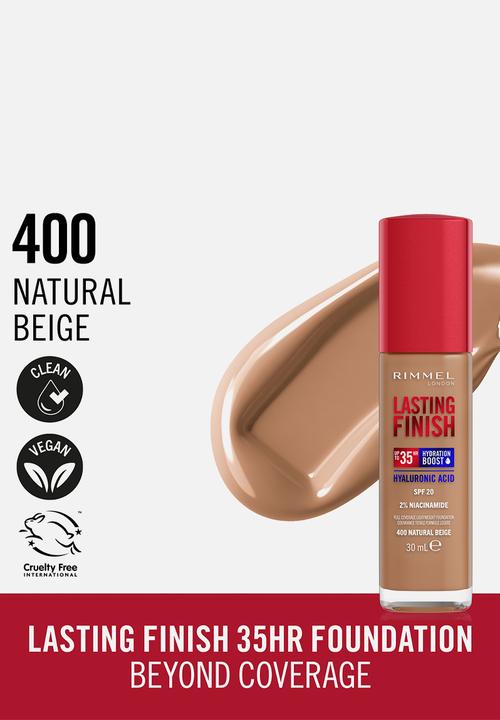 Rimmel - Lasting Finish Liquid Foundation - 400 Natural Beige