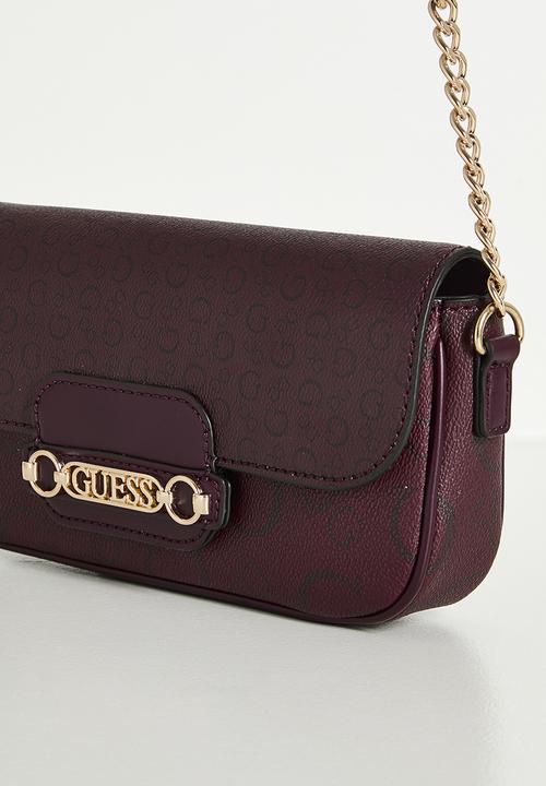 GUESS - Daisee crossbody bag - oxblood