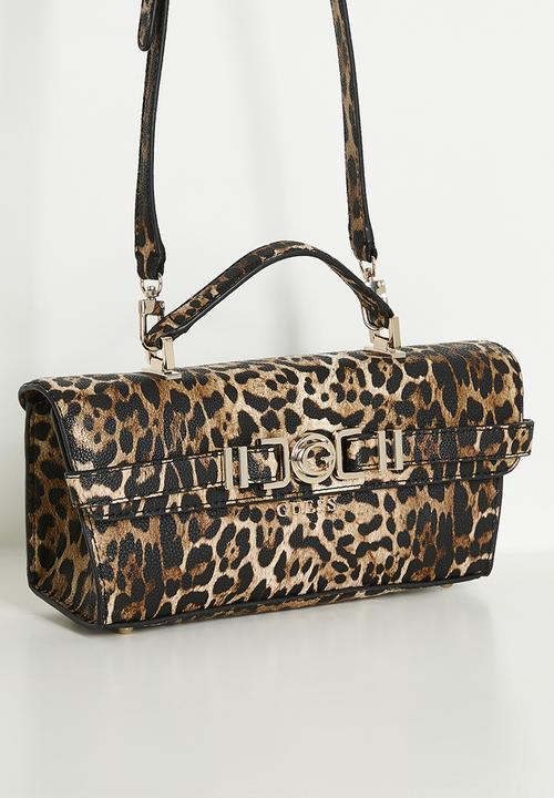GUESS - Cirene top handle flap - leopard