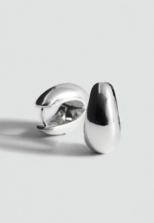MANGO - Simon earrings - silver