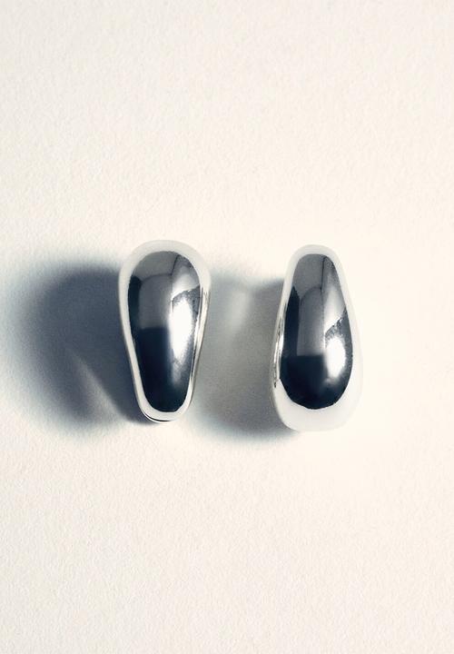 MANGO - Simon earrings - silver