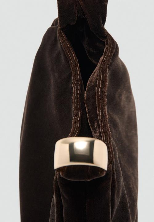 MANGO - Valeria handbag - dark brown