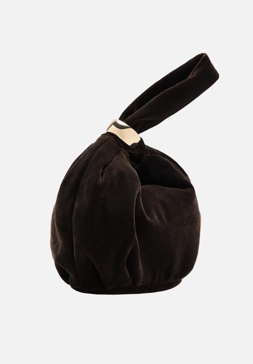 MANGO - Valeria handbag - dark brown