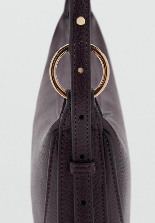 MANGO - Ness shoulder bag - burgundy
