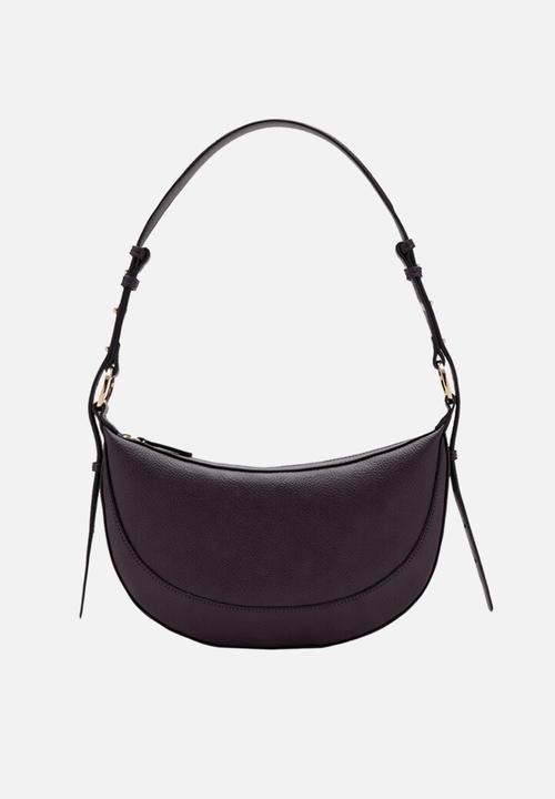 MANGO - Ness shoulder bag - burgundy