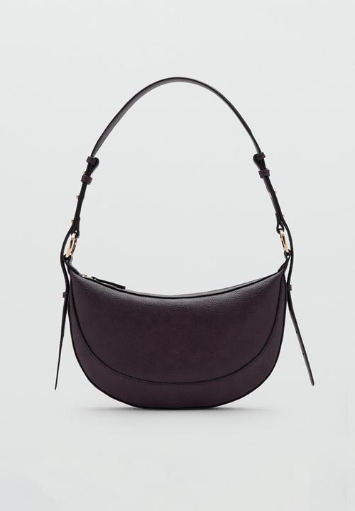 MANGO - Ness shoulder bag - burgundy