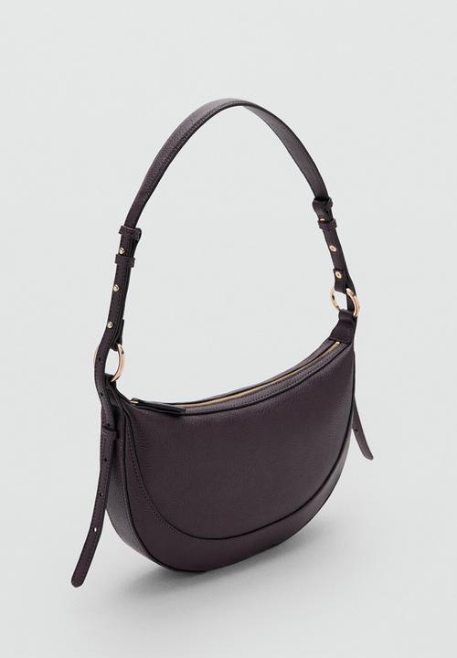 MANGO - Ness shoulder bag - burgundy