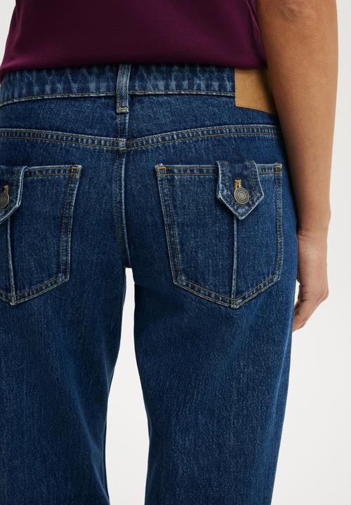 Cotton On - Low rise straight jean - gemini blue pocket