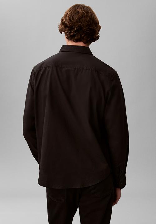 Calvin Klein - Long sleeve Solid Oxford Classic Shirt - Black