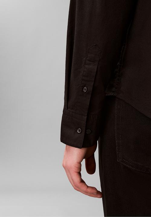 Calvin Klein - Long sleeve Solid Oxford Classic Shirt - Black