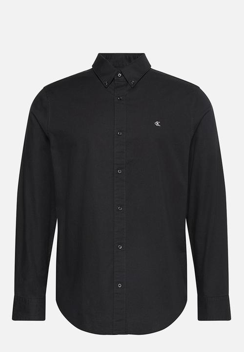 Calvin Klein - Long sleeve Solid Oxford Classic Shirt - Black