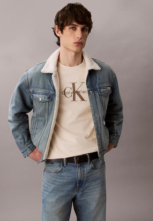 Calvin Klein - Short sleeve Hero Monologo Tee 20S - Chalk