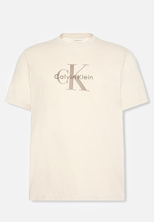 Calvin Klein - Short sleeve Hero Monologo Tee 20S - Chalk