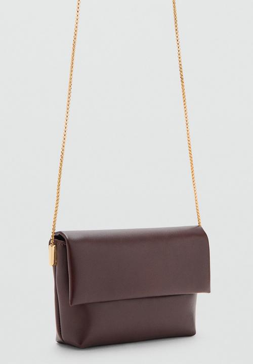 MANGO - Dance crossbody bag - dark brown