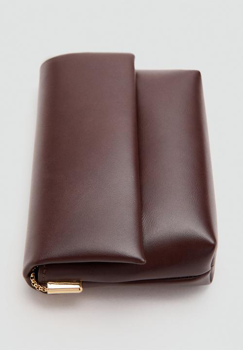 MANGO - Dance crossbody bag - dark brown