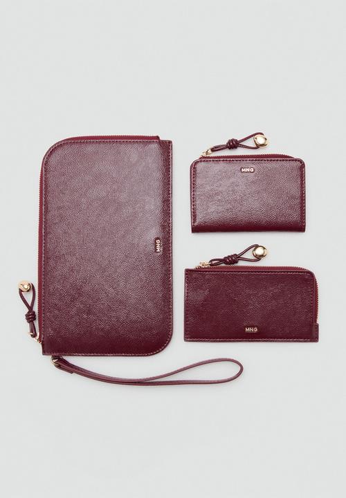 MANGO - Vivi card holder - dark red