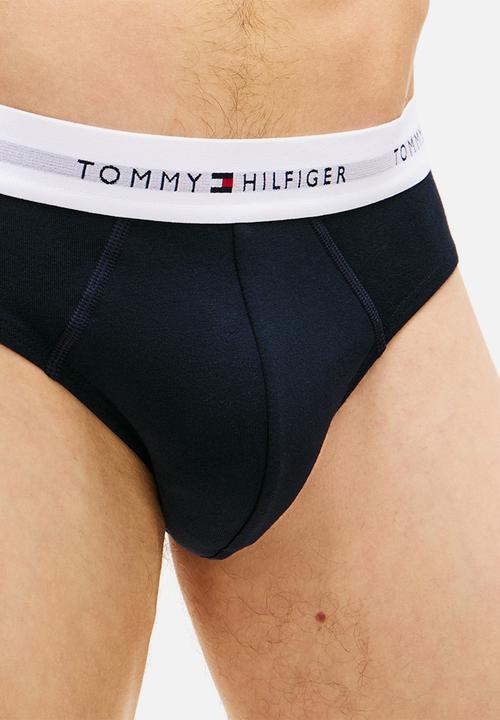 Tommy Hilfiger - 3P Brief Dtm - Desert Sky/Primary Red/White