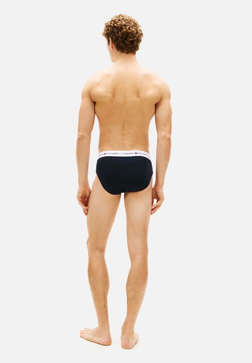 Tommy Hilfiger - 3P Brief Dtm - Desert Sky/Primary Red/White