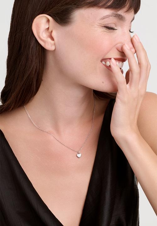 Ted Baker - Hara tiny heart pendant necklace-silver