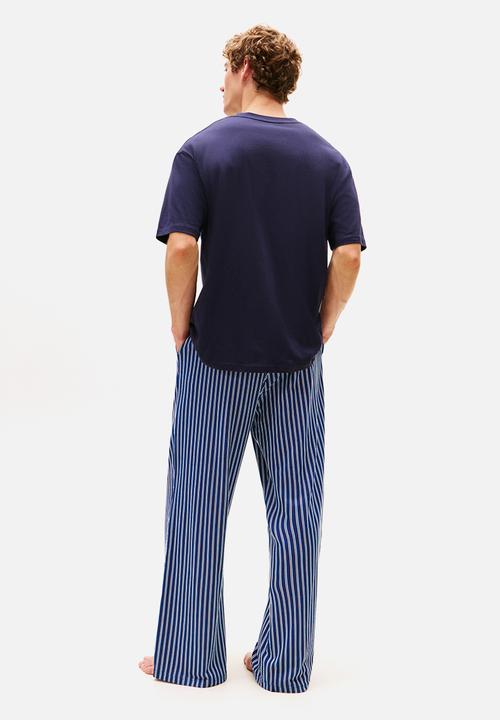 Tommy Hilfiger - Short Sleeve Tee Cont. Logo - Desert Sky