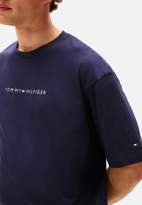 Tommy Hilfiger - Short Sleeve Tee Cont. Logo - Desert Sky