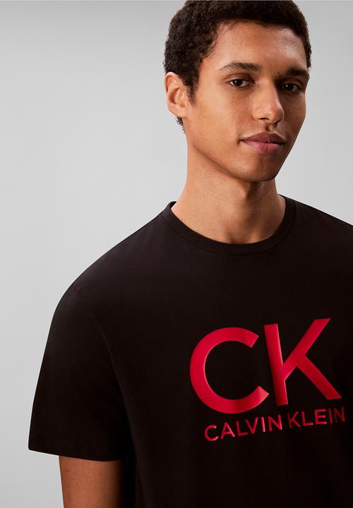 Calvin Klein - Short sleeve 30S Eu Ck Calvin Graphic Tee - Black