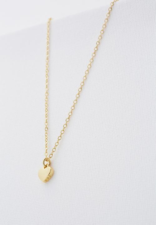 Ted Baker - Hara tiny heart pendant necklace-gold