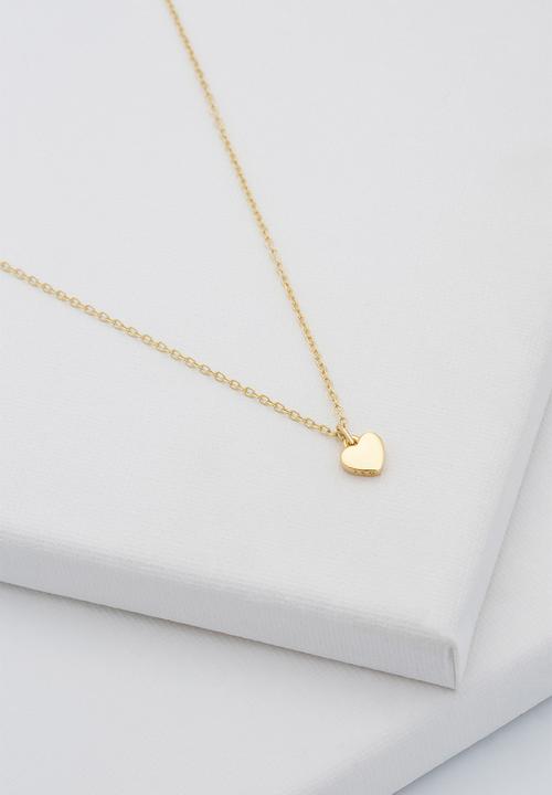 Ted Baker - Hara tiny heart pendant necklace-gold
